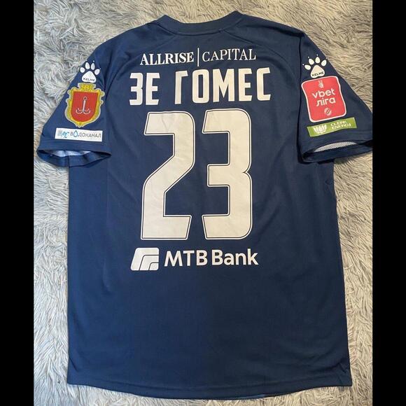 CHORNOMORETS 2023/24 Match ISSUE WORN JERSEY ZE GOMES #23 Ukraine Premier League - Picture 2 of 7